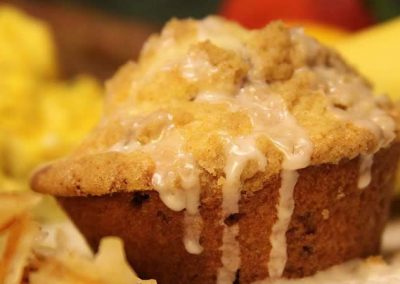 Muffins for Breakfast at Crystal Cover Bed & Breakfast Branson MO
