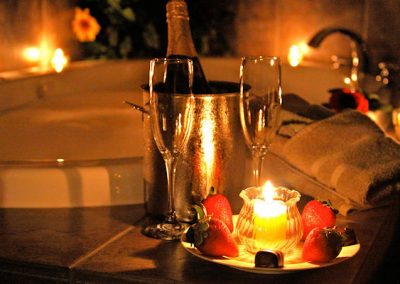 Candlelight by the Jacuzzi