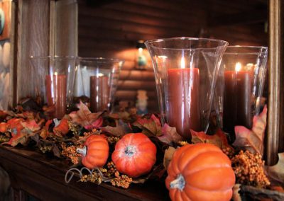 fall decor at Crystal Cove Branson MO